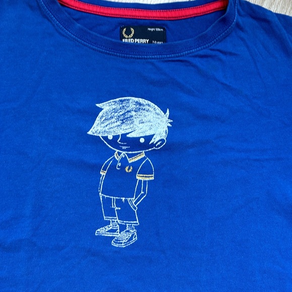 Fred Perry Vintage kids cotton shirt - Picture 2 of 6
